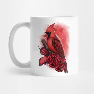 Crimson Bliss - Red Northern Cardinal Mug